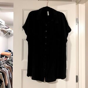 Black Button-Up Shirt